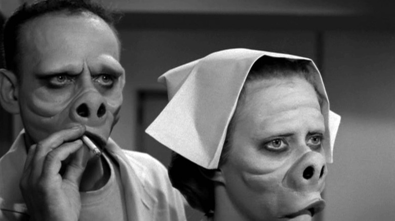 Still from Eye of the Beholder episode of The Twilight Zone