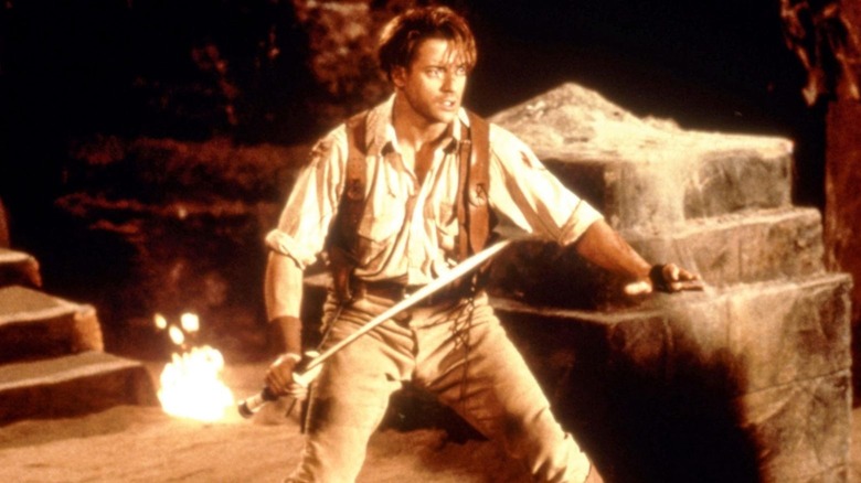 Brendan Fraser as Rick O'Connell in The Mummy