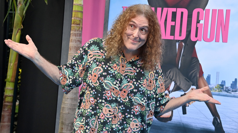 Weird Al Yankovic at the premiere of The Naked Gun (2025)
