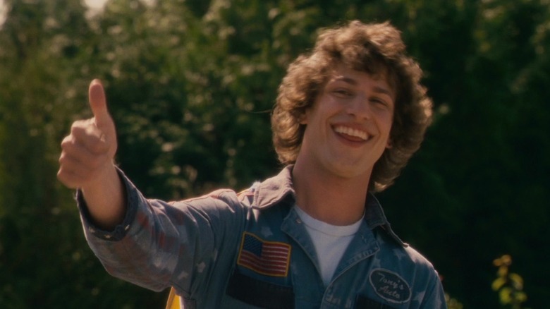 Andy Samberg as Rod giving a thumbs up in Hot Rod