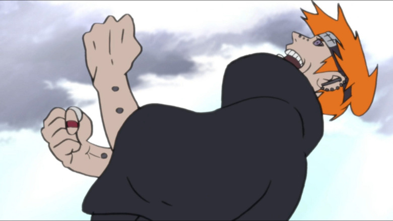 Naruto Shippuden pain prepares to attack