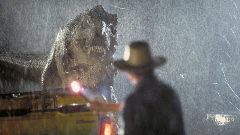 Jurassic Park T-rex breakout
