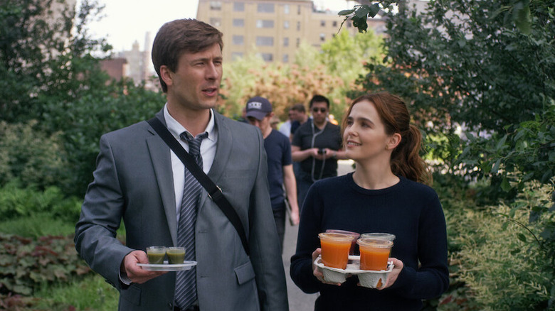 Yashri and Harper are on the high line with drinks in its preparation