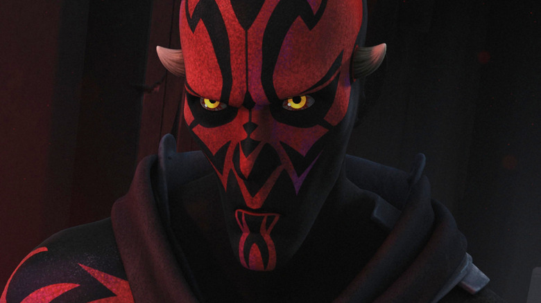 Darth Maul glaring in Star Wars Rebels