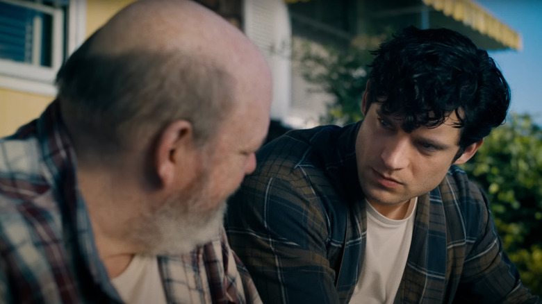 Jonathan Kent dan Clark Kent berbicara di Superman