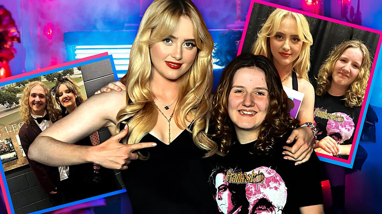 Young fan Roxie and Kathryn Newton at conventions