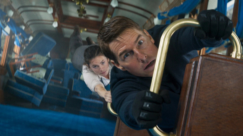Tom Cruise and Haley Atwell in Mission Impossible: Dead Reckoning
