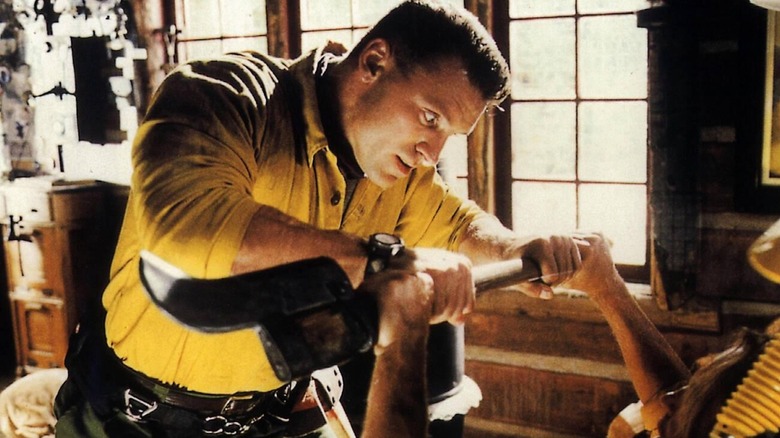 Howie Long is in a fight to the death as Jesse Graves in Firestorm