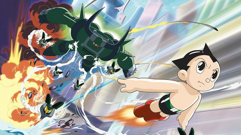 Astro Boy 2003 Atom is chased by Pluto
