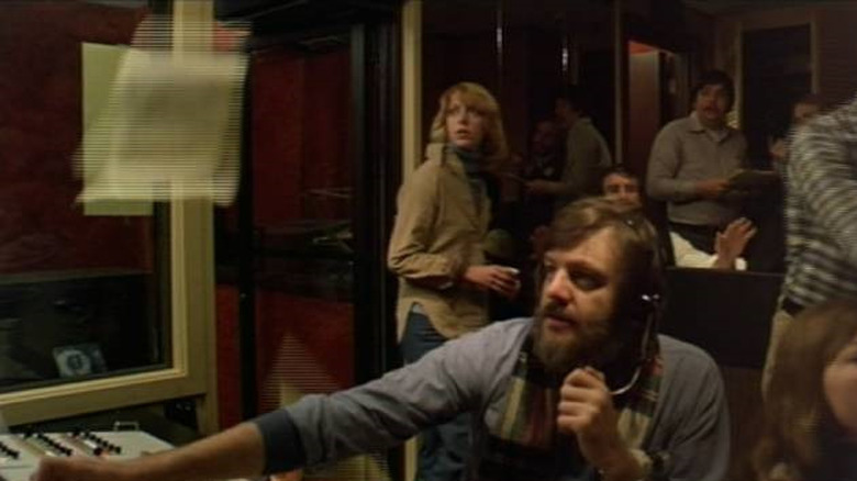 George A. Romero cameo (foreground) in his 1978 film Dawn of the Dead