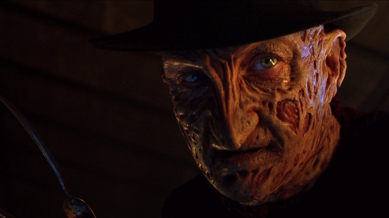 Freddy Krueger in close-up in Freddy vs. Jason