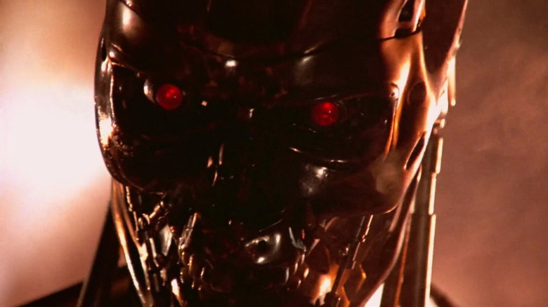 The Terminator T-800 Endoskeleton Fire