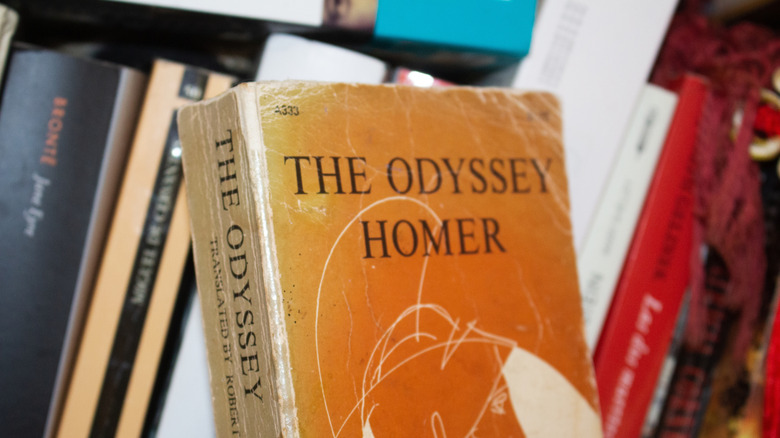 A copy of The Odyssey by Homer