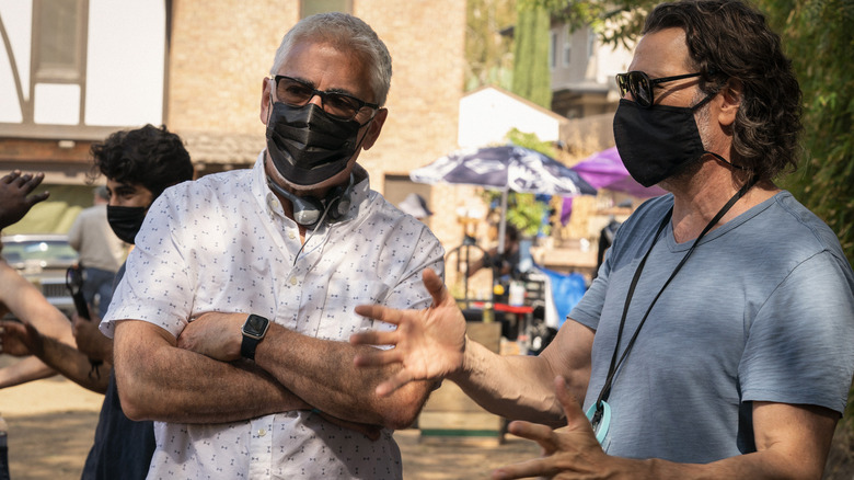 Adam Arkin on set of The Offer