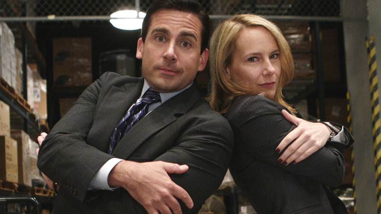 Michael Scott and Holly in The Office