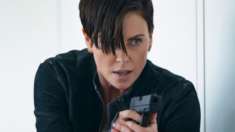 Charlize Theron as Andy in The Old Guard