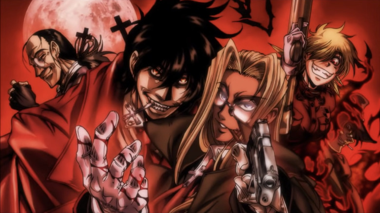 Episode 10 end credits for Hellsing: Ultimate 