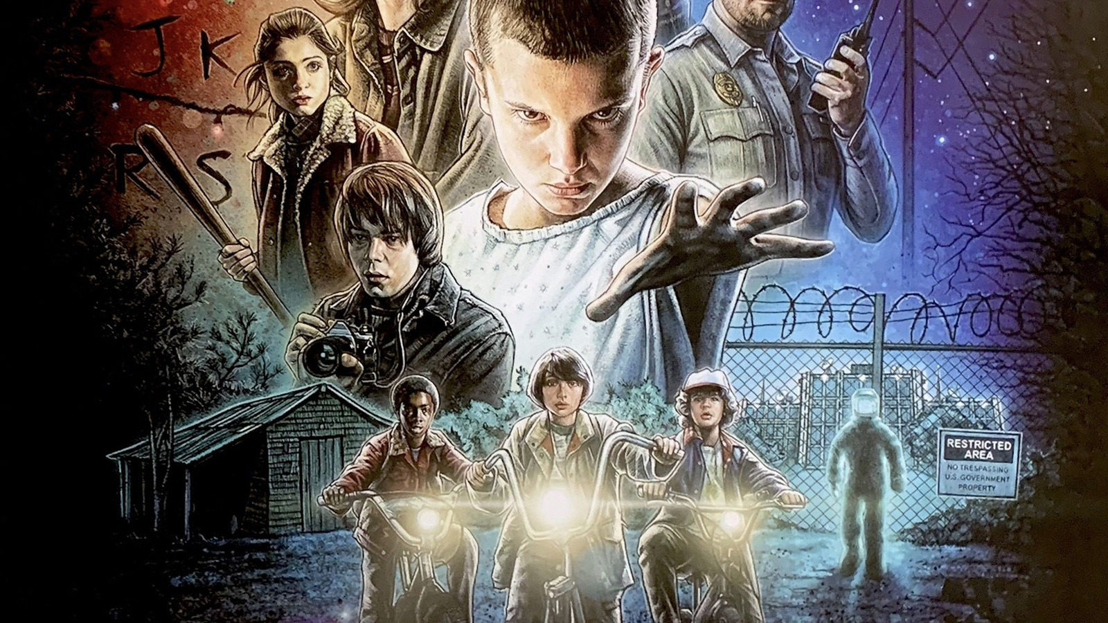 HD wallpaper stranger things tv shows hd deviantart artist digital  art  Wallpaper Flare