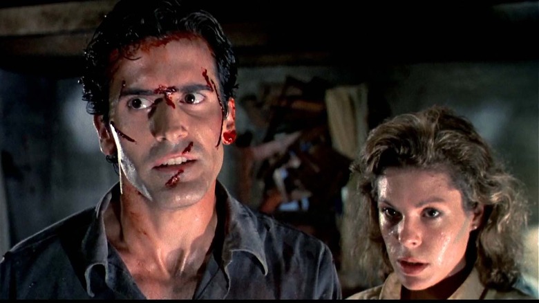 Ash and Linda in The Evil Dead
