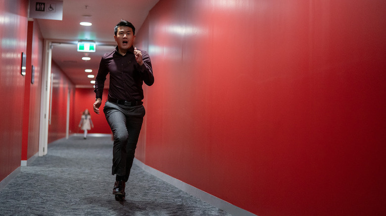 Ronny Cheing running from M3GAN
