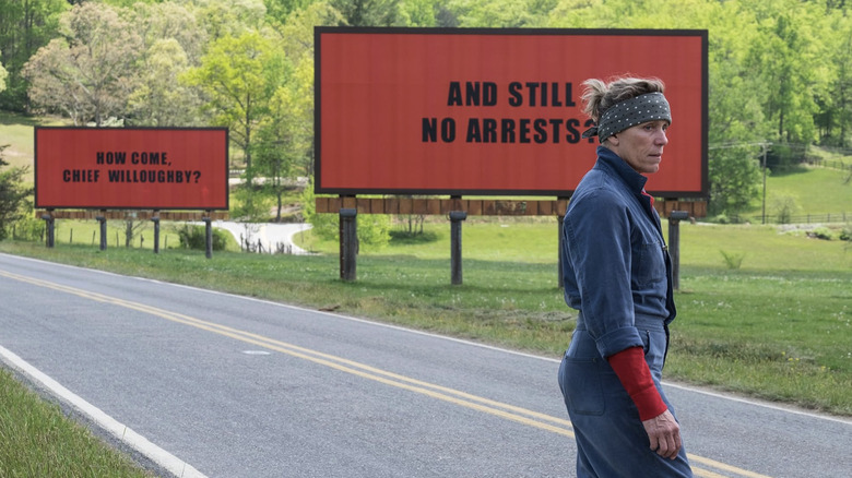 Mildred in Three Billboards Outside Ebbing Missouri
