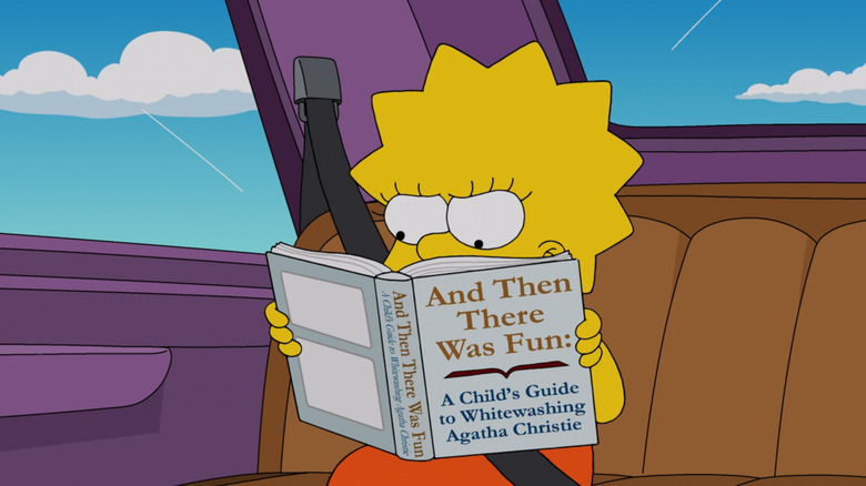 The Simpsons, Lisa membaca buku berjudul 