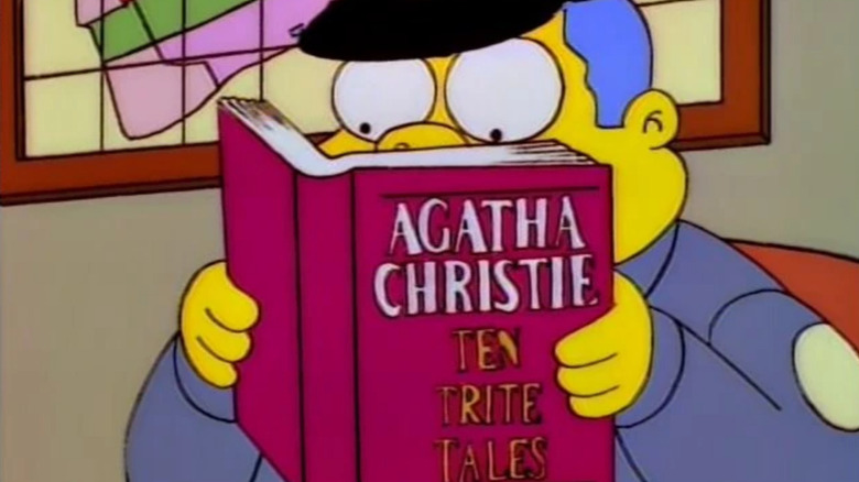 The Simpsons, Kepala Wiggum Membaca Novel Agatha Christie