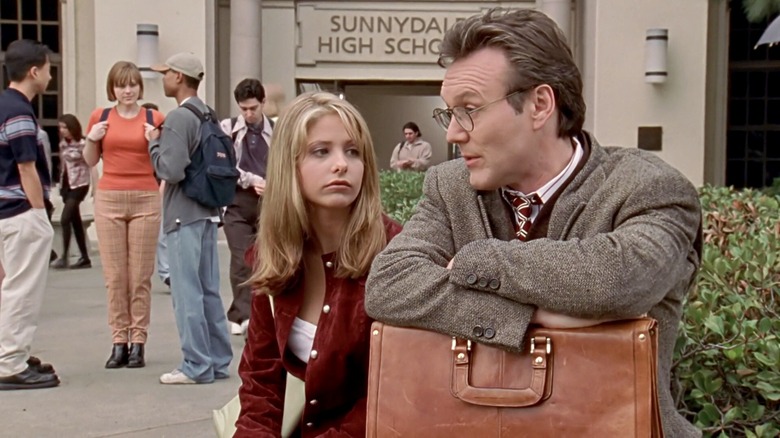 Anthony Head and Sarah Michelle Gellar in Buffy the Vampire Slayer