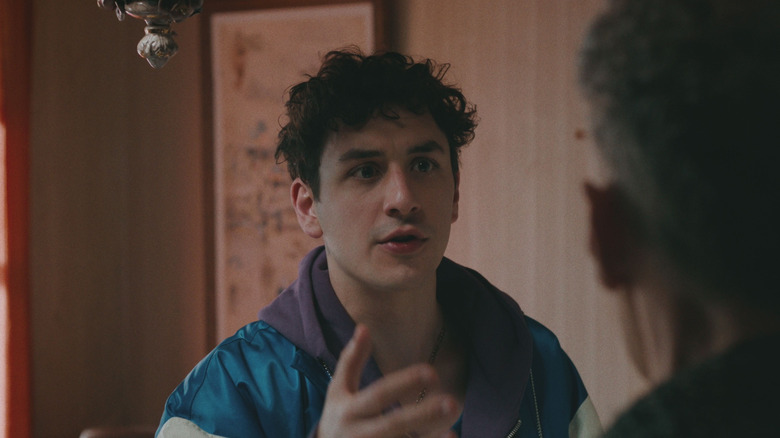 The gangster kid talks to Harry in The Only Living Pickpocket in New York