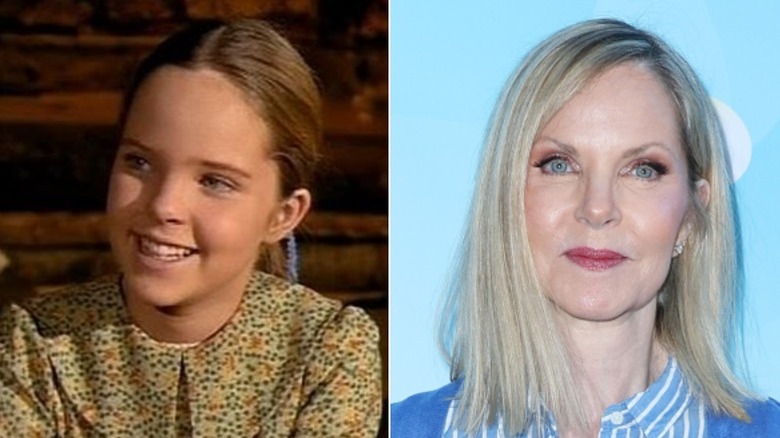 Mary Ingalls on Little House on the Prairie and Melissa Sue Anderson smiling