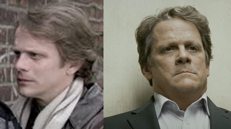A side by side comparison of Keith Szarabajka's Mickey Kostmayer in The Equalizer and his detective Gerard Stephens in The Dark Knight
