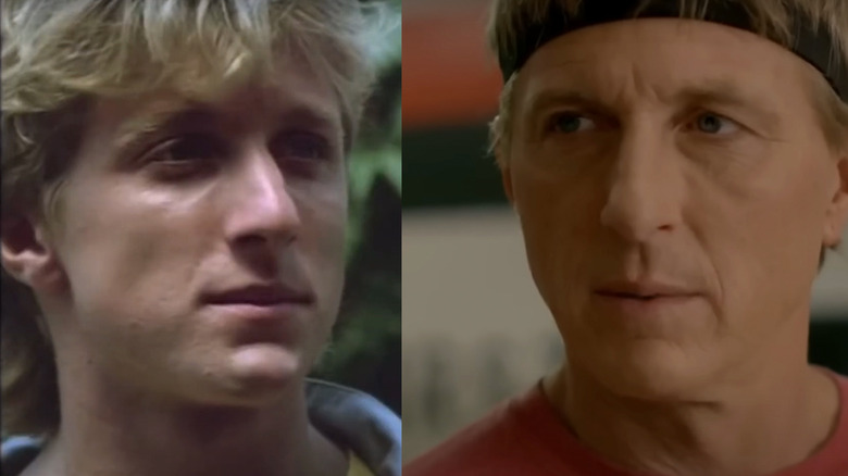 A side by side comparison of William Zabka's Scott McCall in The Equalizer and his Johnny Lawrence in Cobra Kai