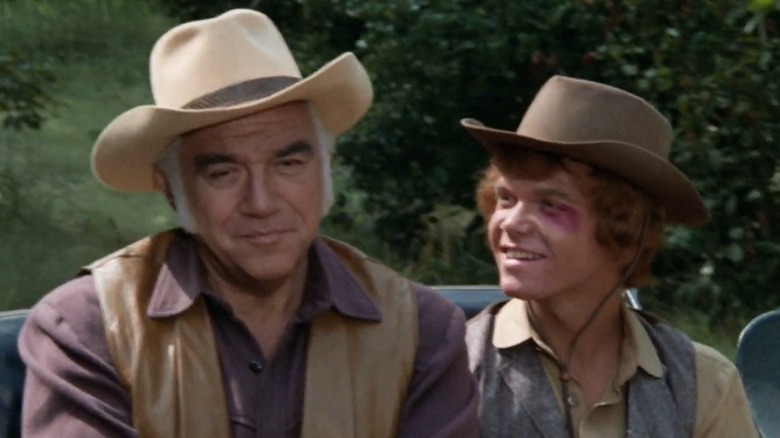 Lorne Greene, Mitch Vogel, Bonanza