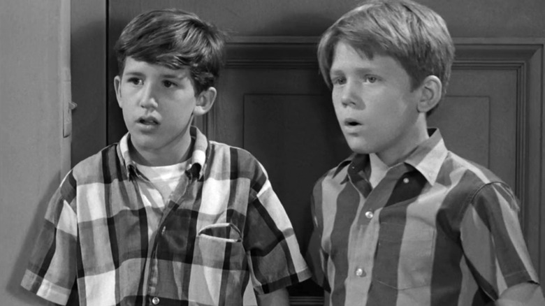 Richard Keith with Ron Howard on The Andy Griffith Show