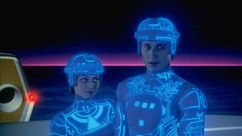 Cindy Morgan and Bruce Boxleitner, Tron