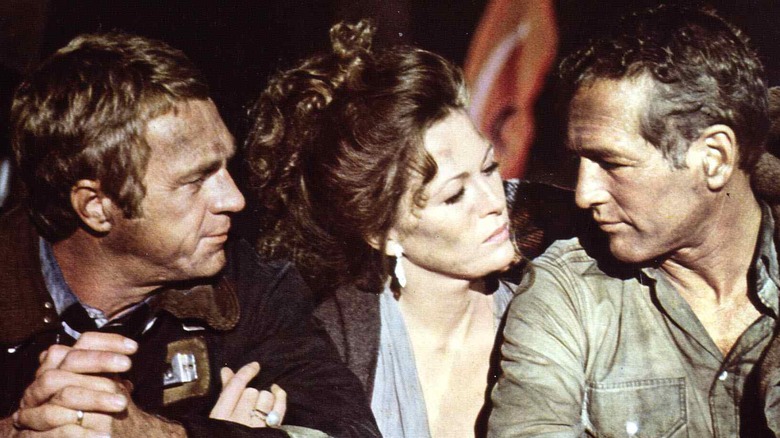 The Towering Inferno Paul Newman Steve McQueen and Faye Dunaway