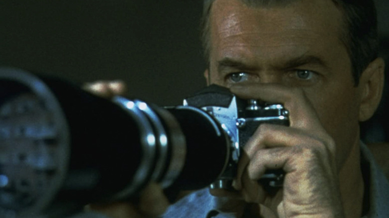 Jimmy Stewart in Rear Window