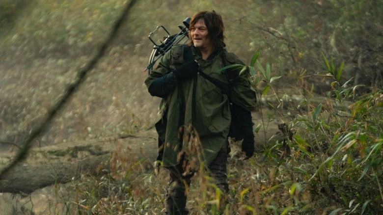 Daryl searching for Rick