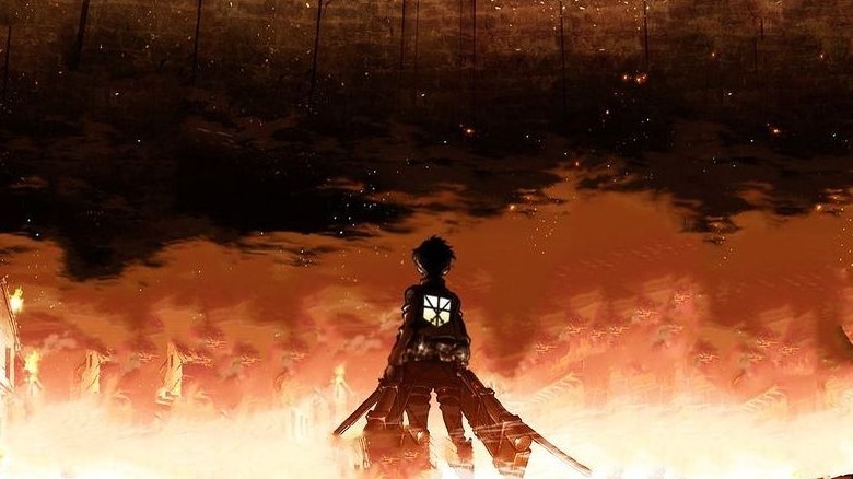 The first ever Attack on Titan poster.