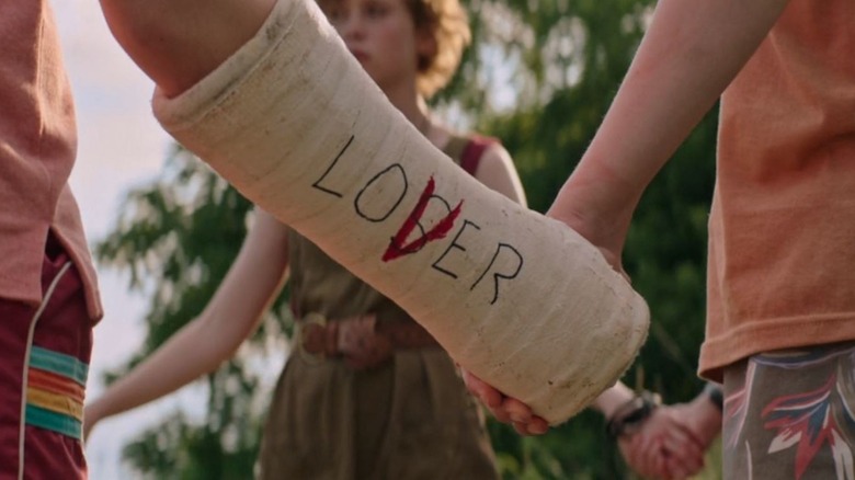 The blood oath scene in It: Chapter 1