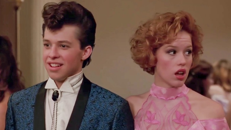 Jon Cryer and Molly Ringwald at Pretty in Pink