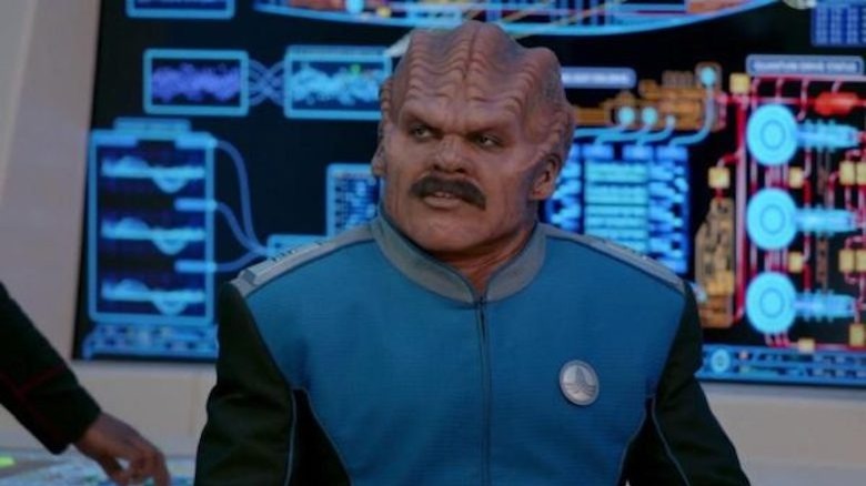 Bortus sporting a dignified moustache