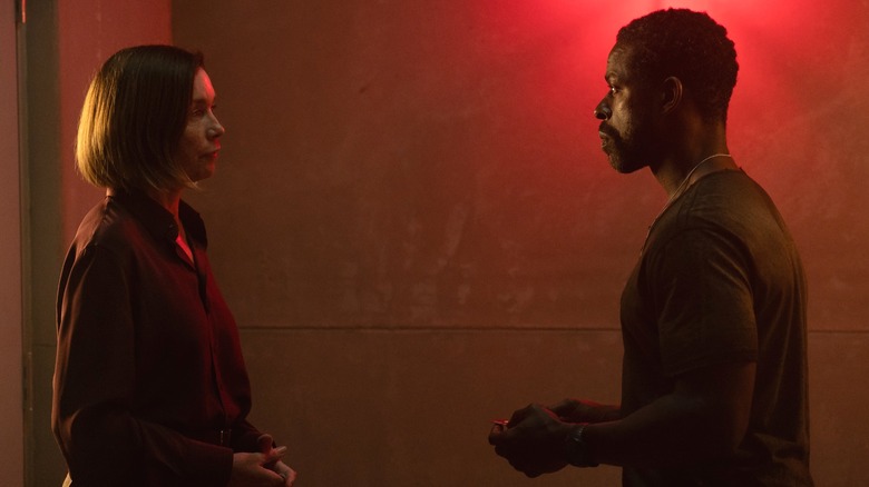 Sinatra hands the code over to Xavier in Paradise season 2