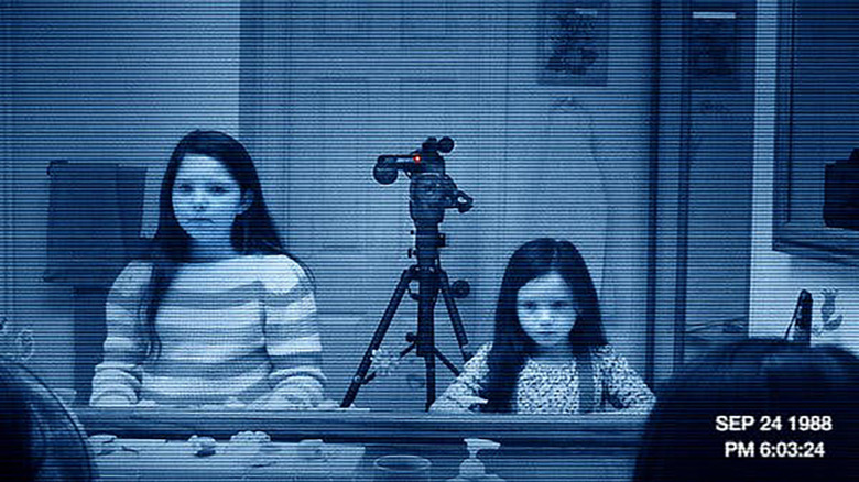 Young Kristi and Katie in Paranormal Activity 3