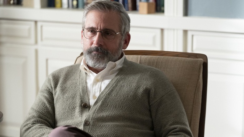 steve carell sitting