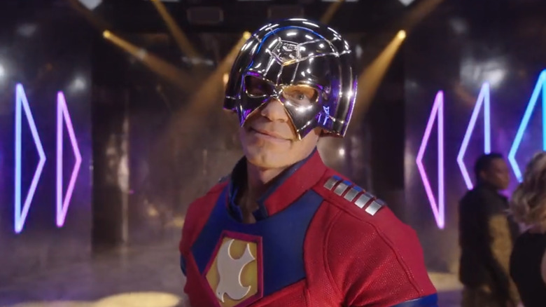 Still from Peacemaker blooper reel