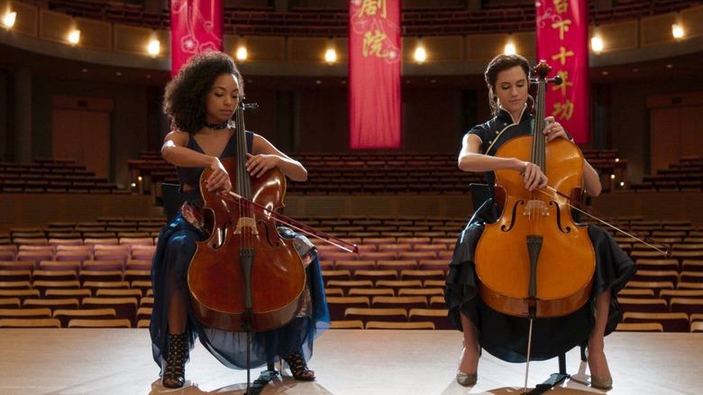 Logan Browning and Allison Williams in The Perfection