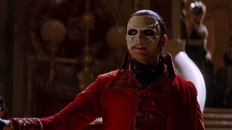Gerard Butler in the skull mask from Phantom of the Opera