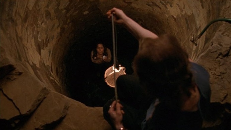 Ted Levine as Buffalo Bill and Brooke Smith as his captive in The Silence of the Lambs