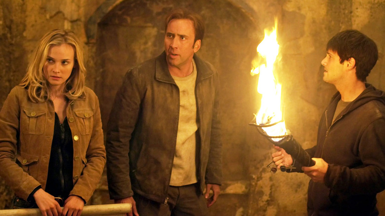 Nicolas Cage, Diane Kruger, and Justin Bartha in "National Treasure"